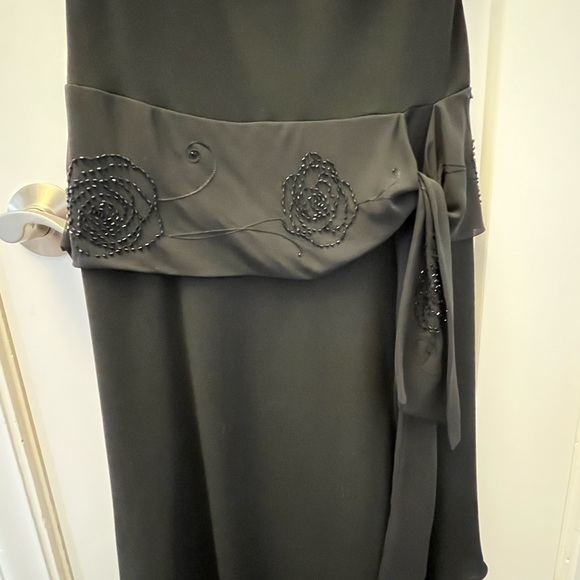 Evan Picone Black Cocktail Dress size 8 - Picture 3 of 4